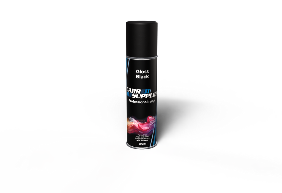 Carr Supplies Gloss Black 500ml Aerosol